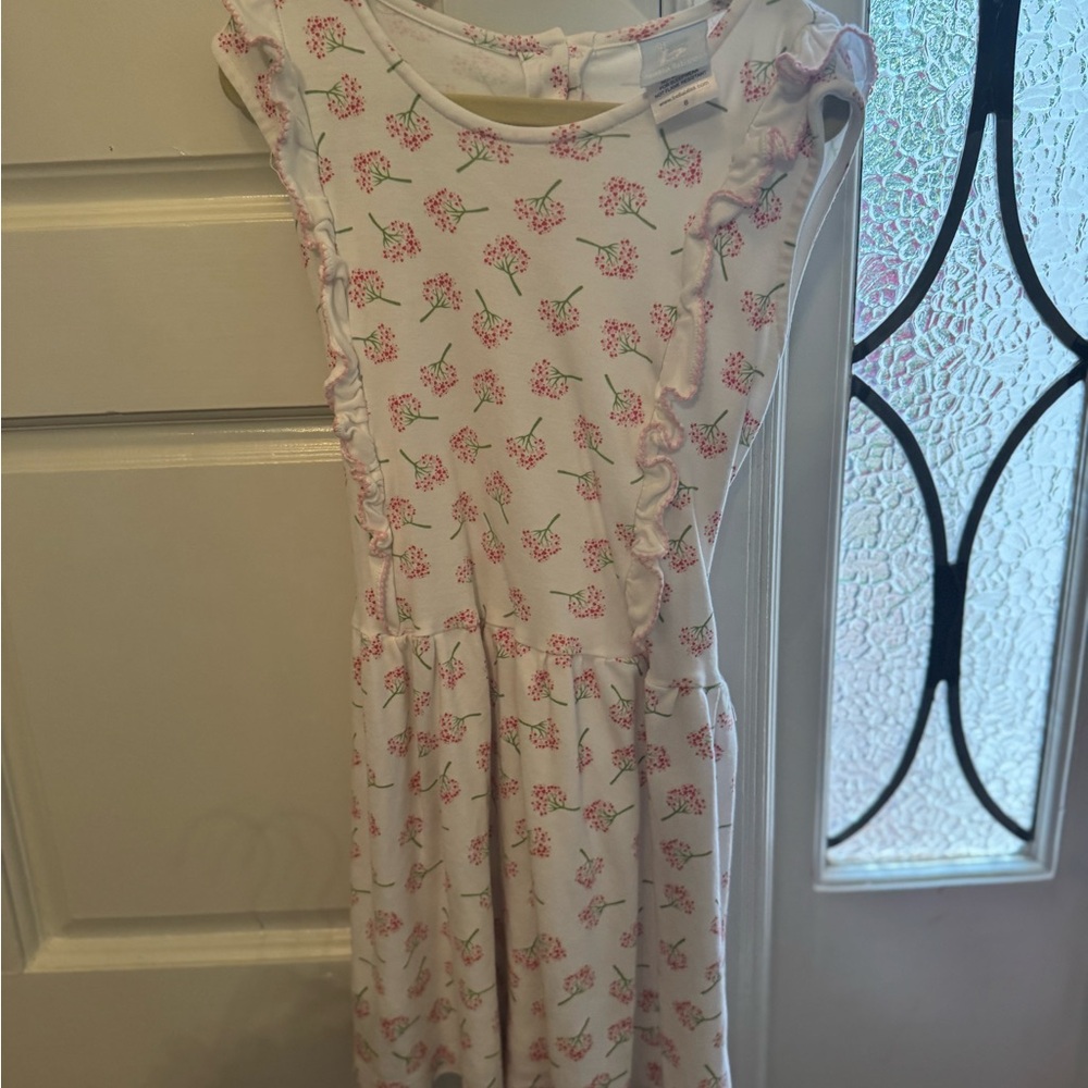 bella bliss Pink Floral Ruffle Dress